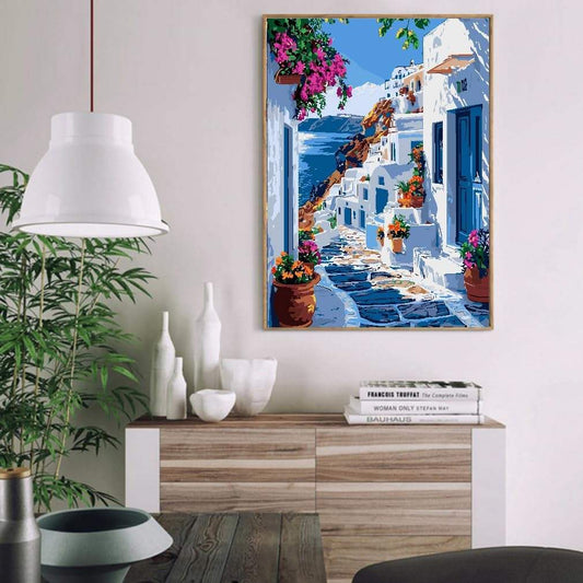 Küstenzauber - Malen nach Zahlen