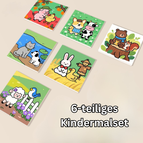 Kleine Tierfreunde - Malen nach Zahlen