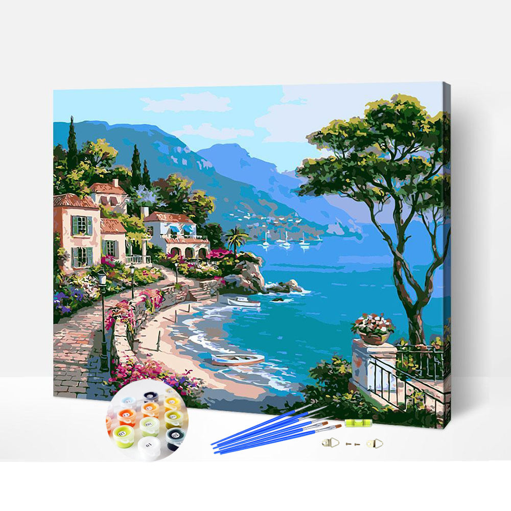 Amalfi Ruhe - Malen nach Zahlen