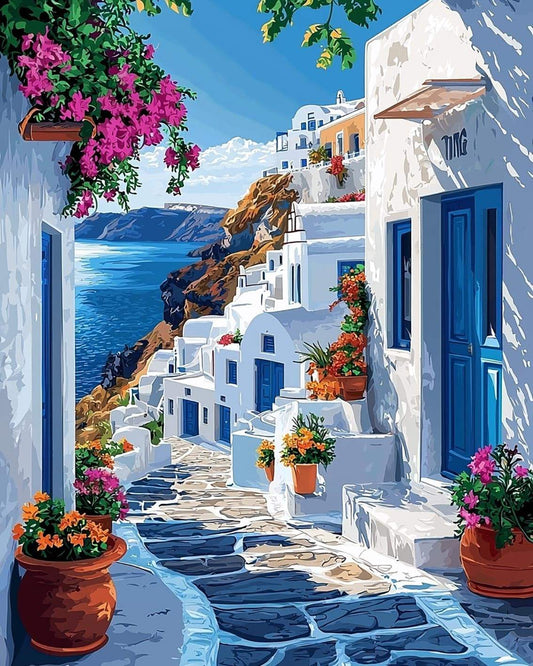 Küstenzauber - Malen nach Zahlen